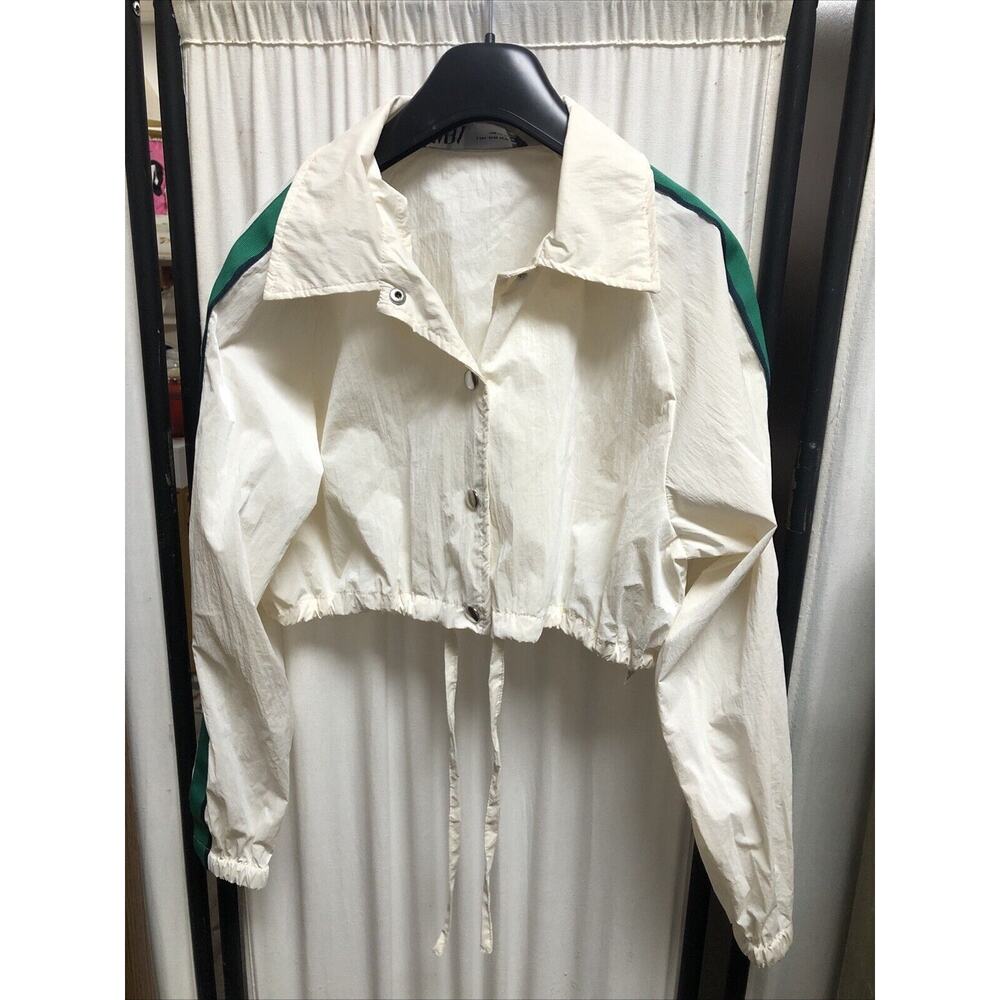 Zara cropped Track Jacket size Extra Small READ